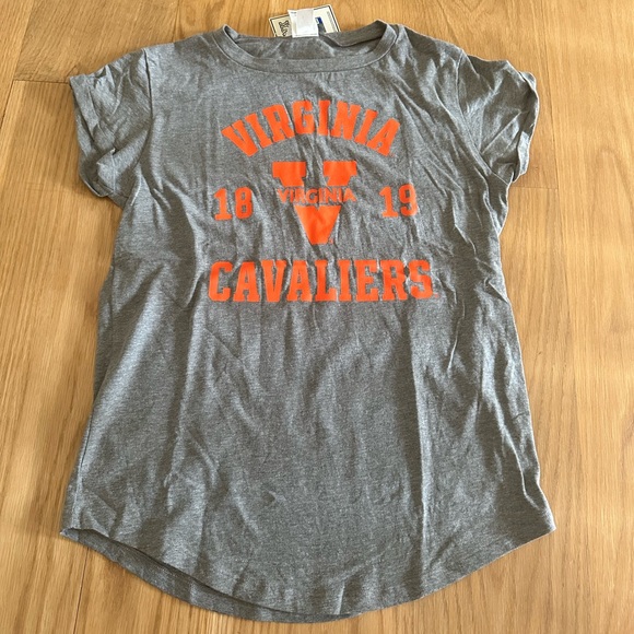 Pink VS Collegiate Collection Virginia Cavaliers UVA Tee NWT - Picture 3 of 9